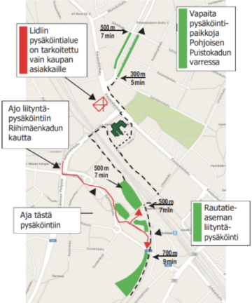 Ajo-ohjeet Kruunu-kampukselle
