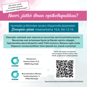 Tapahtuman mainos. Löydät saman tekstin tältä verkkosivuilta.